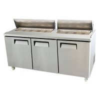 EFI Sandwich Prep Refrigerator CSDR3-72VC - Three Door