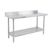 EFI Stainless Steel Work Table With Back Splash TB3048 - 30" x 48"