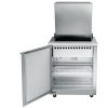 UST2706L-SB Traulsen Compact Sandwich Prep Table UST2706L-SB - Hinged Flat Top