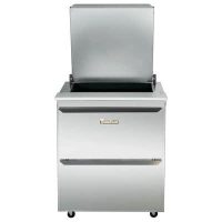Traulsen Refrigerated Sandwich Prep Table UST2709DD-SB - Two Drawers