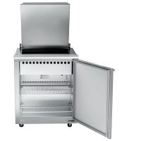 UST2709R-SB Traulsen Refrigerated Sandwich Prep Table UST2709R-SB - One Door