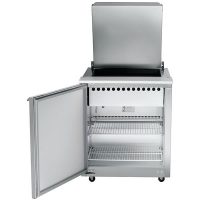 UST3208L-SB Traulsen Refrigerated Sandwich Prep Table UST3208L-SB - One Door