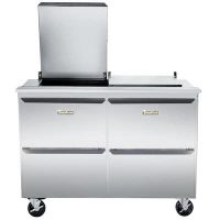 Traulsen Refrigerated Sandwich Prep Table UST6012DD-SB - Four Drawers