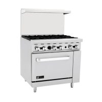 efi rctrs-24g-2b commercial gas range with griddle