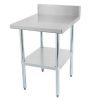 DSST-2430-BK Thorinox Stainless Steel Work Table With Backsplash DSST-2430-BK - 30"