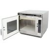 amana rc30s2 heavy duty commercial microwave oven door open