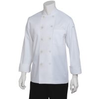 Chefworks WCCW-WHT-M Le Mans Chef Coat - White
