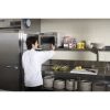 sharp r-cd2200m heavy duty commercial microwave oven in kitchen
