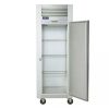 traulsen g10010 one section reach in refrigerator solid door door open