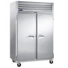 traulsen g20010 two section reach in refrigerator full door left side view