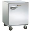 traulsen ult27r0-sb undercounter freezer hinged doors left side view