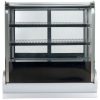 vollrath 40863 countertop display refrigerator curved glass front view