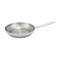Winco SSFP-9 Stainless Steel Fry Pan - 9in